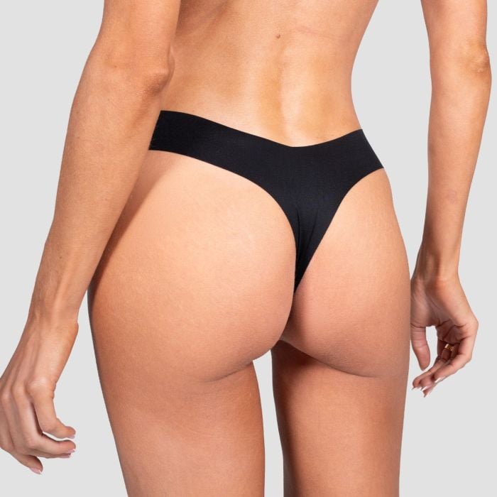 Bezešvé kalhotky Comfy 3Pack Black - GymBeam L