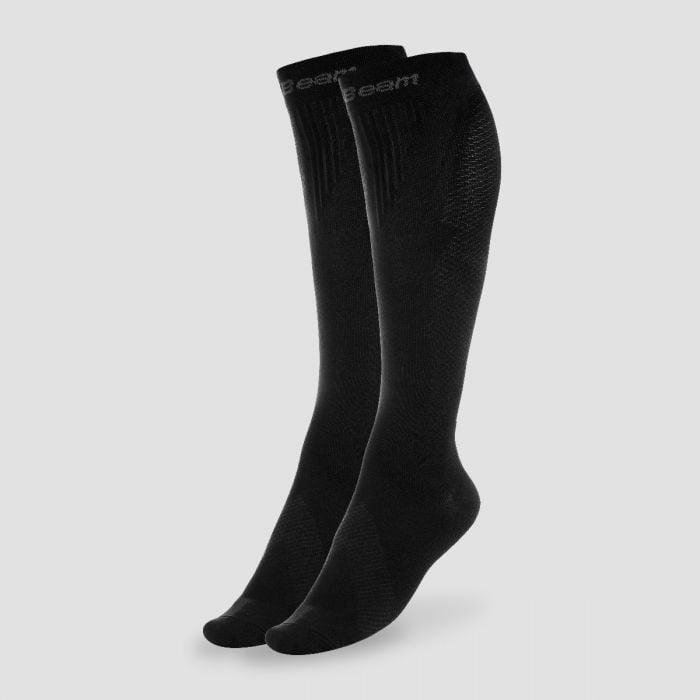 Levně Kompresní ponožky Black L - (43 - 46) - GymBeam