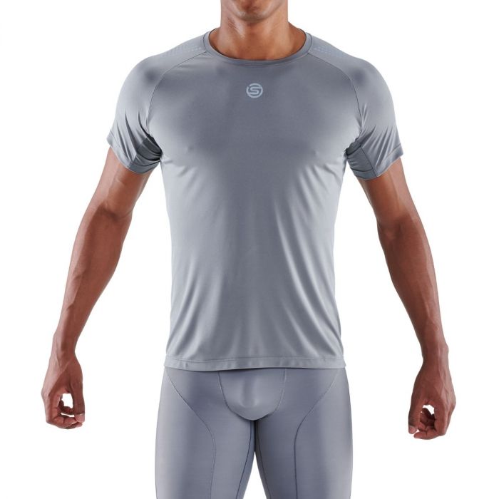 Sportovní tričko Series-3 Grey - SKINS šedá XL