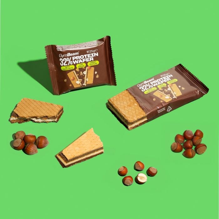 32% Protein Wafer - GymBeam 25 g - 01
