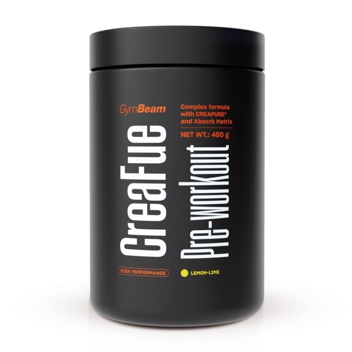CreaFue Pre-workout - GymBeam citrón limetka 450 g