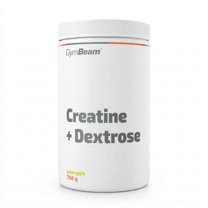 Kreatin + Dextróza (se steviol glykosidy) - GymBeam zelené jablko