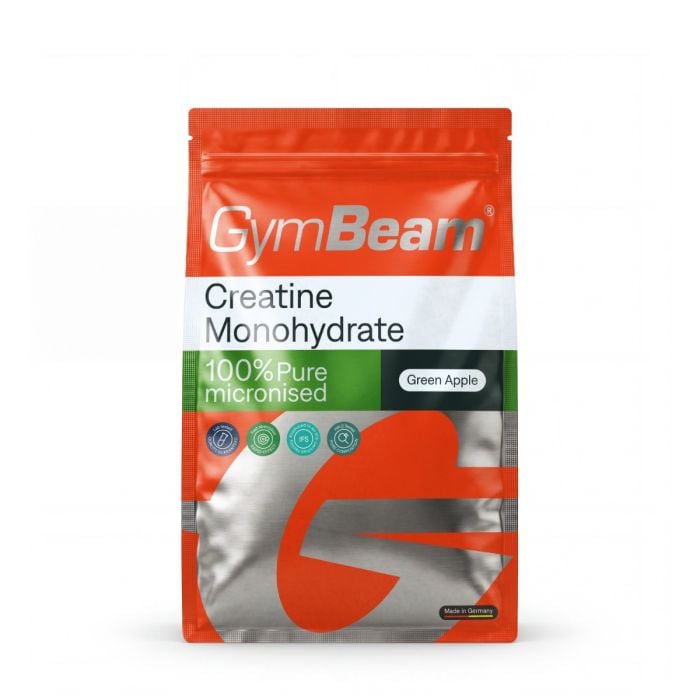 100% Kreatin monohydrát - GymBeam zelené jablko 250 g