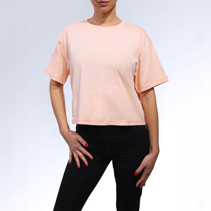 Dámské tričko Cropped Peach - Champion M