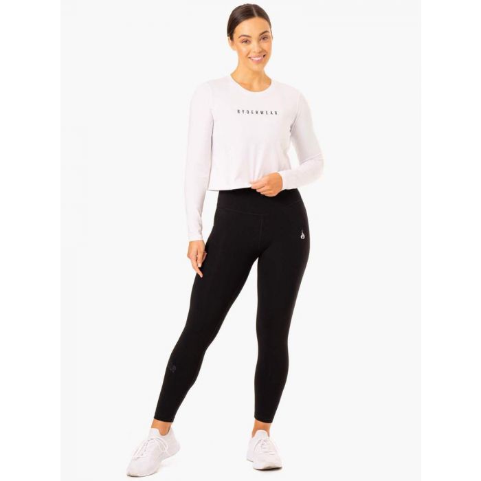 Dámské tričko Long Sleeve Top Foundation White - Ryderwear L