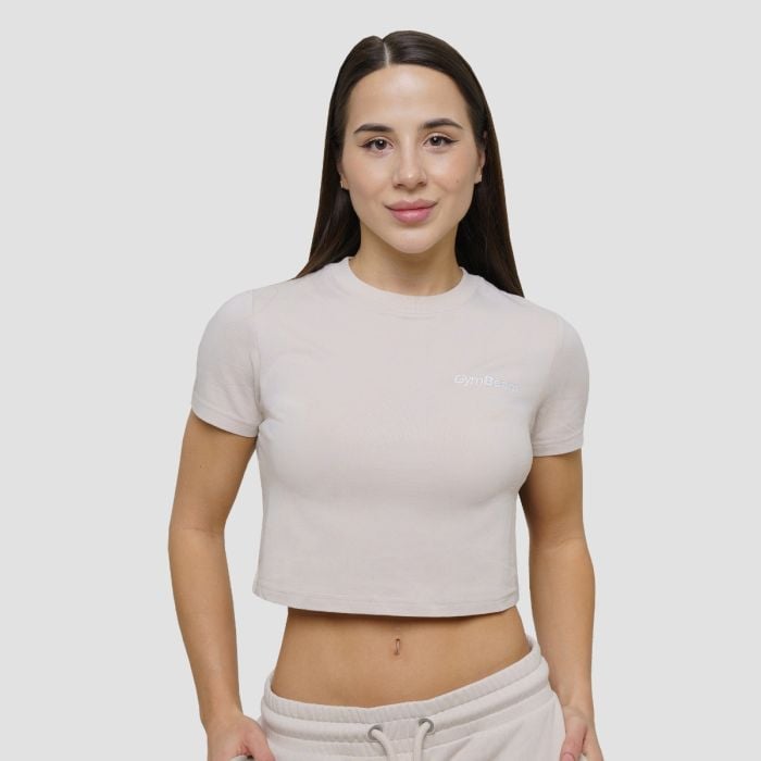 Dámské tričko Agile Cropped Desert - GymBeam XS