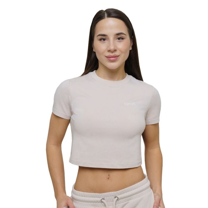Dámské tričko Agile Cropped Desert - GymBeam XS