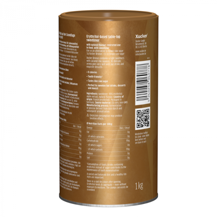 Bronxe erythritol 1000 g - Xucker single_variant