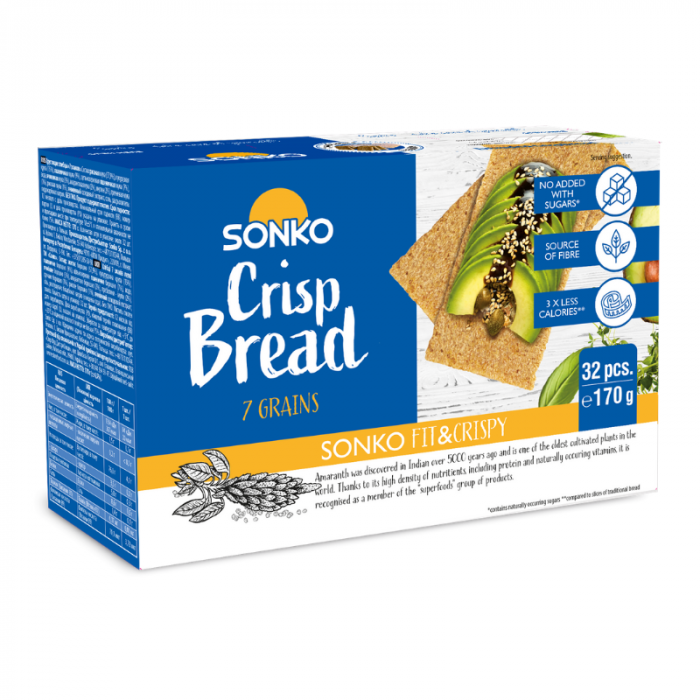 7 grains crispbread 