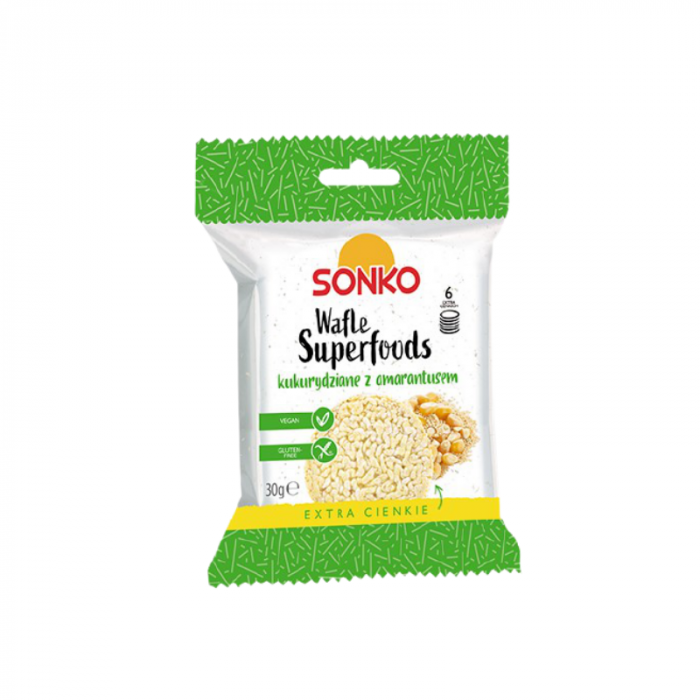 Kukuřičné chlebíčky s amarantem - SONKO  30 g
