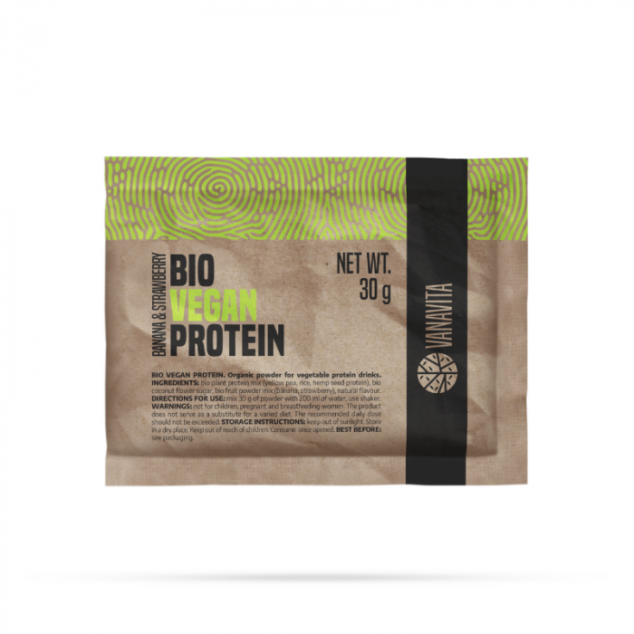 Vzorek Bio Vegan Protein - VanaVita 30 g - čokoláda & bobule