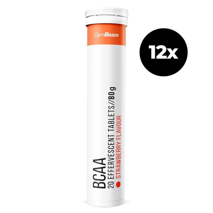 Effervescent BCAA - GymBeam jahoda