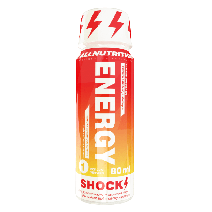 Předtréninkový stimulant Energy Shock Shot 80 ml - All Nutrition
