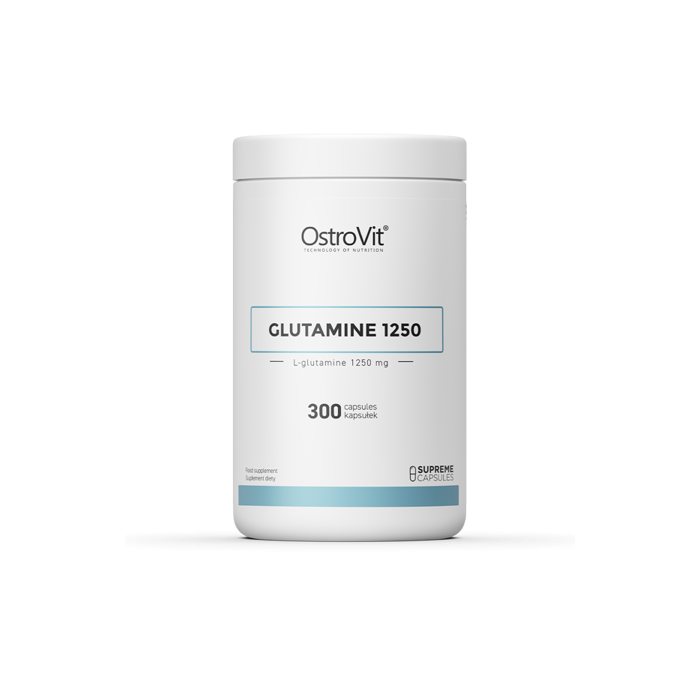 Glutamin 1250 mg - OstroVit  300 kaps.