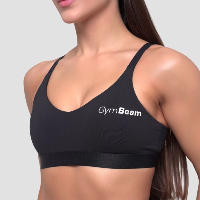 Sportovní podprsenka String Essence Black - GymBeam M