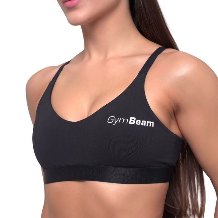 Sportovní podprsenka String Essence Black - GymBeam M
