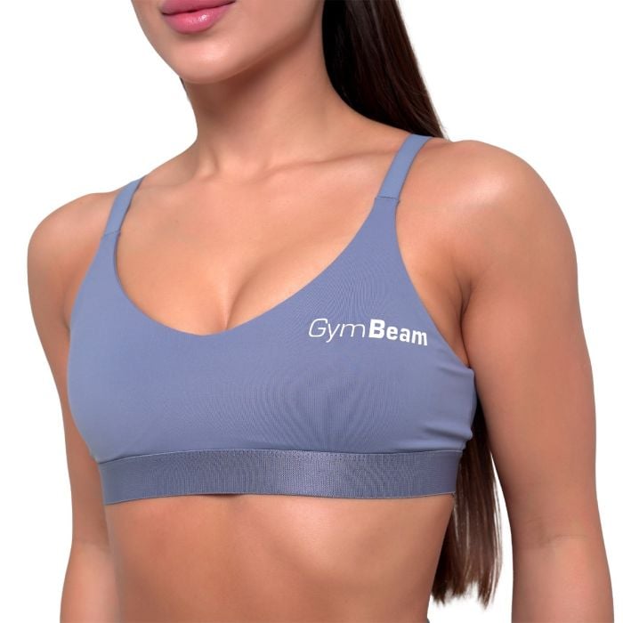 Sportovní podprsenka String Essence Denim Blue - GymBeam M