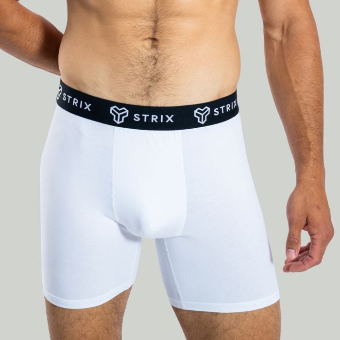 Pánské boxerky Essential 2Pack White - STRIX L