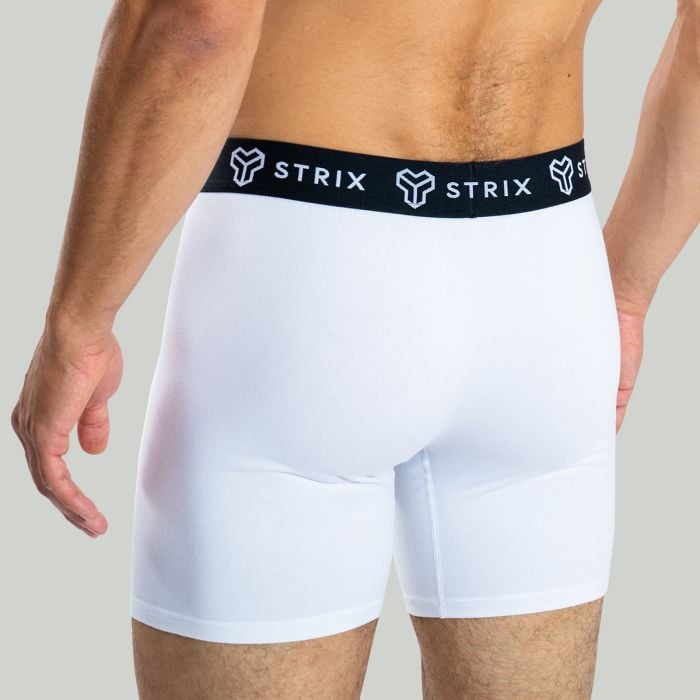 Pánské boxerky Essential 2Pack White - STRIX L
