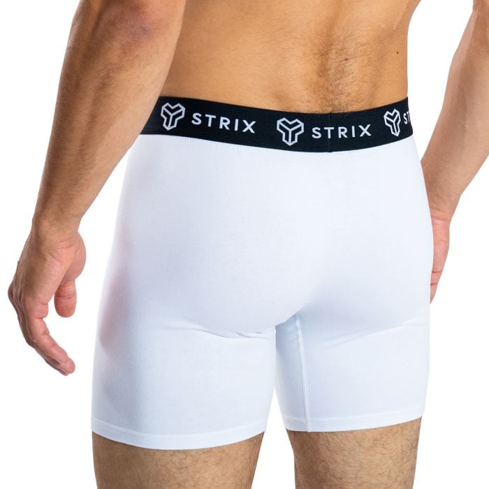 Pánské boxerky Essential 2Pack White - STRIX L