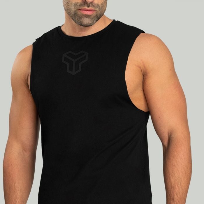 Tílko Essential Cut-off Black - STRIX XXXL