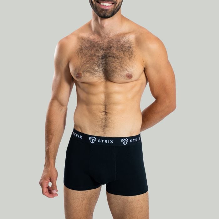 Pánské boxerky Essential Trunks 2Pack Black - STRIX XL