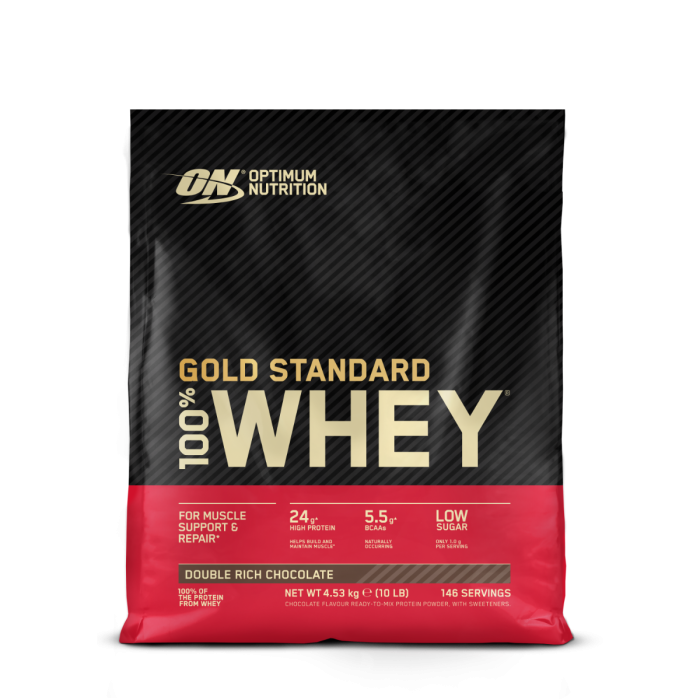 100% Whey Gold Standard - Optimum Nutrition dvojitá bohatá čokoláda 4540 g