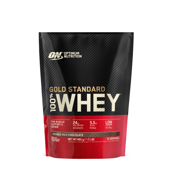 100% Whey Gold Standard - Optimum Nutrition 450 g - dvojitá bohatá čokoláda