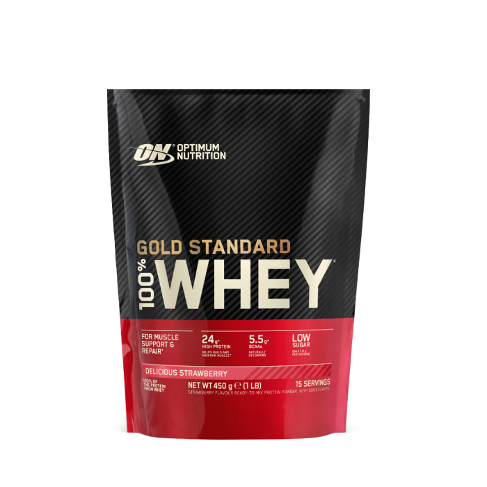 100% Whey Gold Standard - Optimum Nutrition 450 g - jahoda