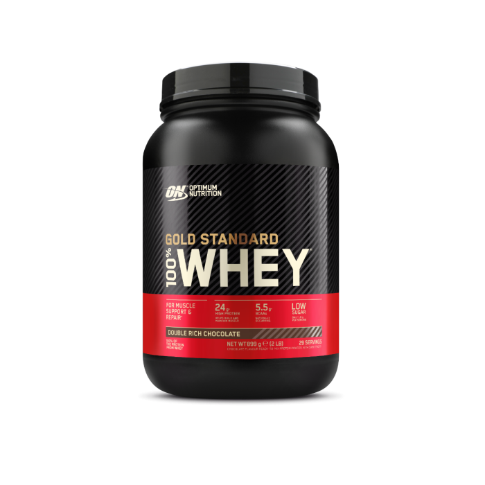 100% Whey Gold Standard - Optimum Nutrition dvojitá bohatá čokoláda 896 g