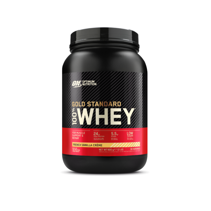 100% Whey Gold Standard - Optimum Nutrition francouzský vanilkový krém 896 g