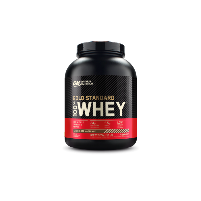 100% Whey Gold Standard - Optimum Nutrition čokoláda lískový oříšek 2250 g