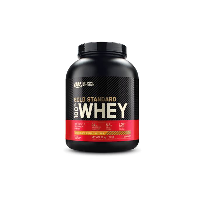100% Whey Gold Standard - Optimum Nutrition čokoláda arašidové máslo 2250 g