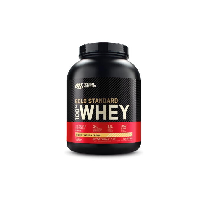 100% Whey Gold Standard - Optimum Nutrition francouzský vanilkový krém 2250 g