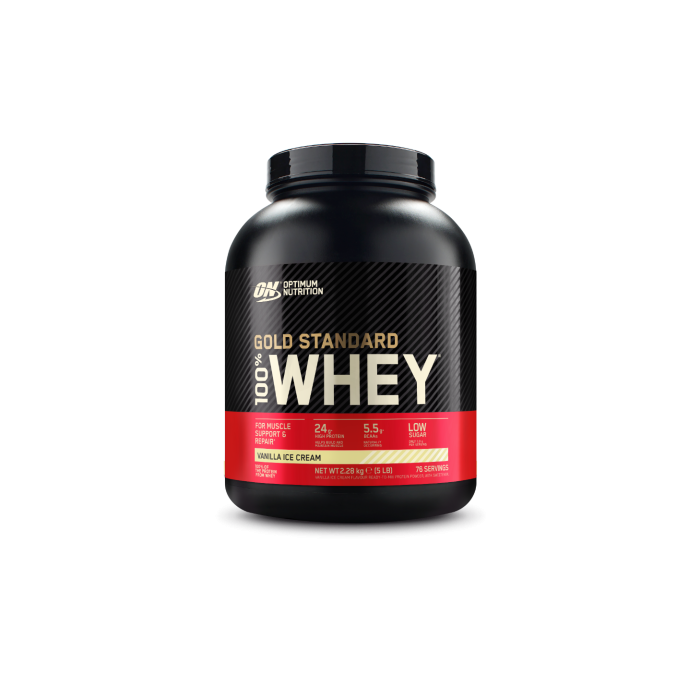 100% Whey Gold Standard - Optimum Nutrition vanilková zmrzlina 2250 g