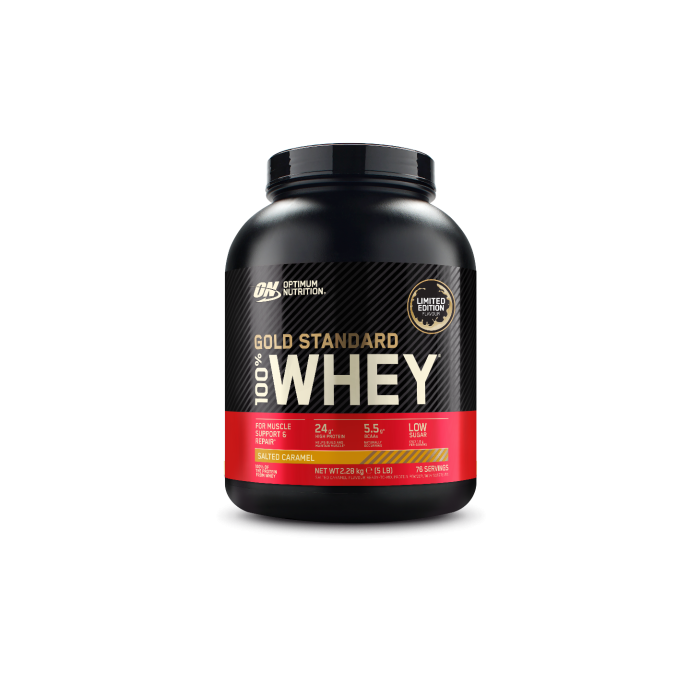 100% Whey Gold Standard - Optimum Nutrition slaný karamel 2250 g