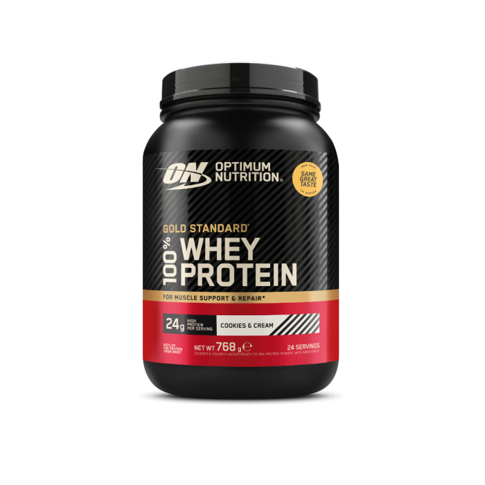 100% Whey Gold Standard - Optimum Nutrition cookies & cream
