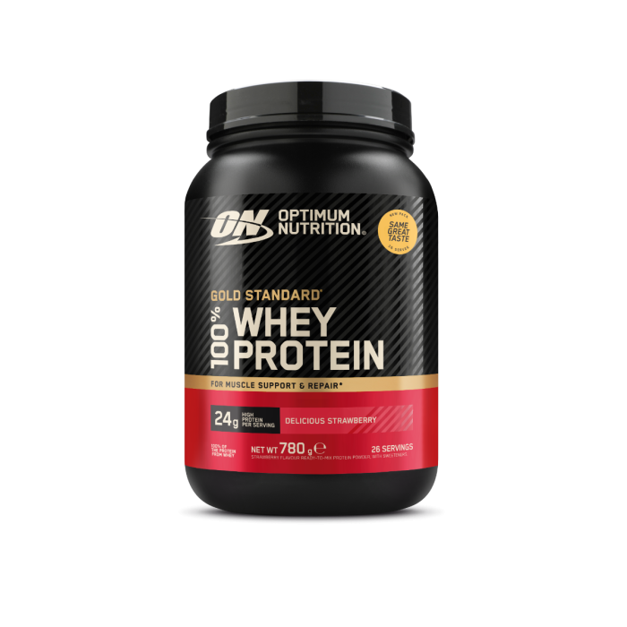 100% Whey Gold Standard - Optimum Nutrition lahodná jahoda