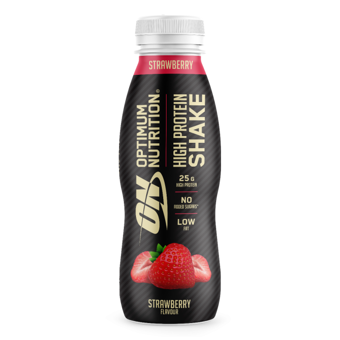 Optimum High Protein Shake - Optimum Nutrition 330 ml - jahoda