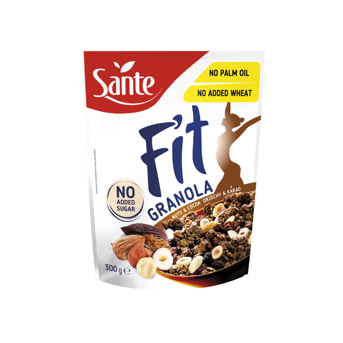 Fit Granola - Sante ořechy a kakao 300 g