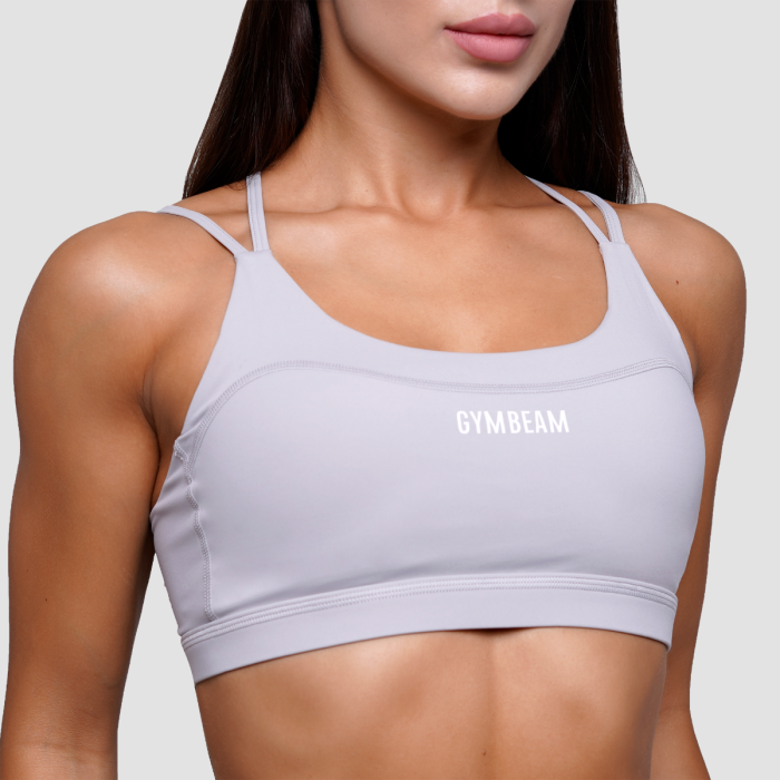 Sportovní podprsenka FIT Mist Grey - GymBeam S