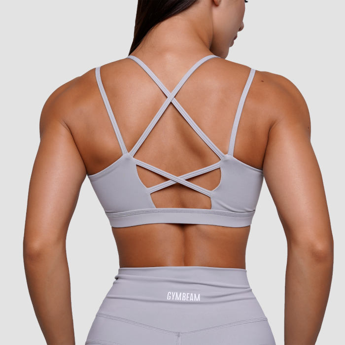 Sportovní podprsenka FIT Mist Grey - GymBeam S