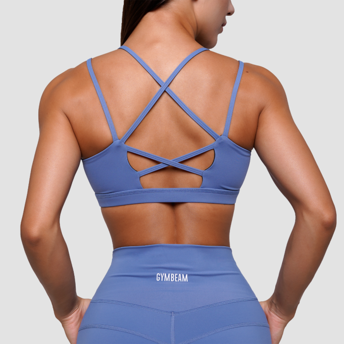 Sportovní podprsenka FIT Steel Blue - GymBeam S