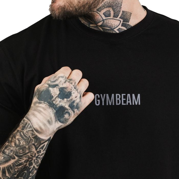 Tričko FIT Black - GymBeam L