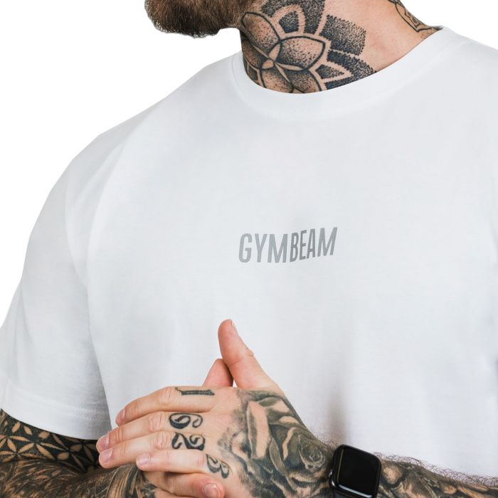 Tričko FIT White - GymBeam L