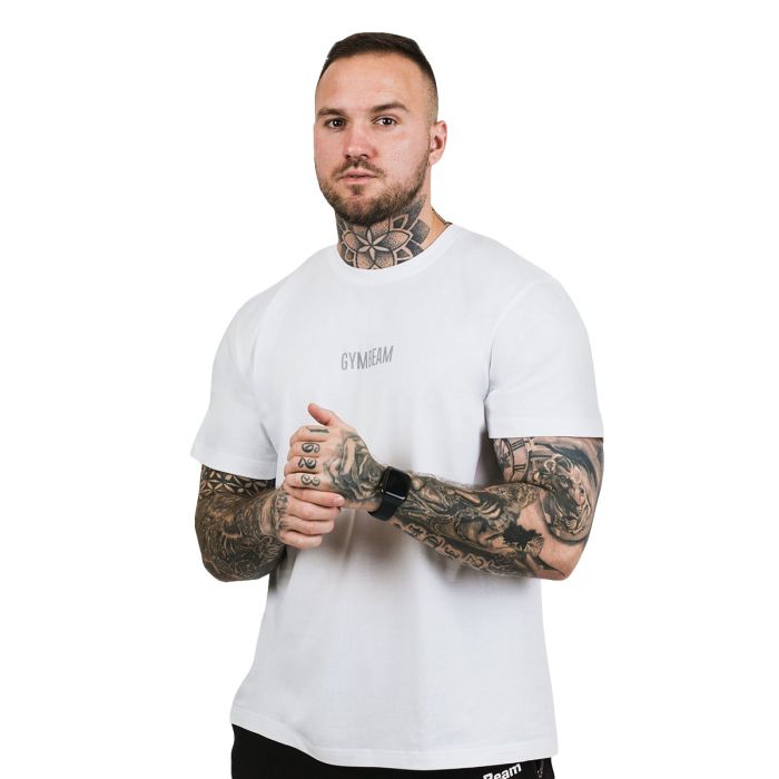 Tričko FIT White - GymBeam L