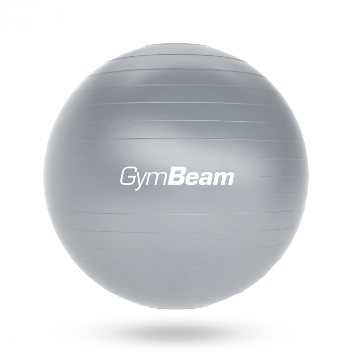 Fit míč FitBall 65 cm - GymBeam šedá