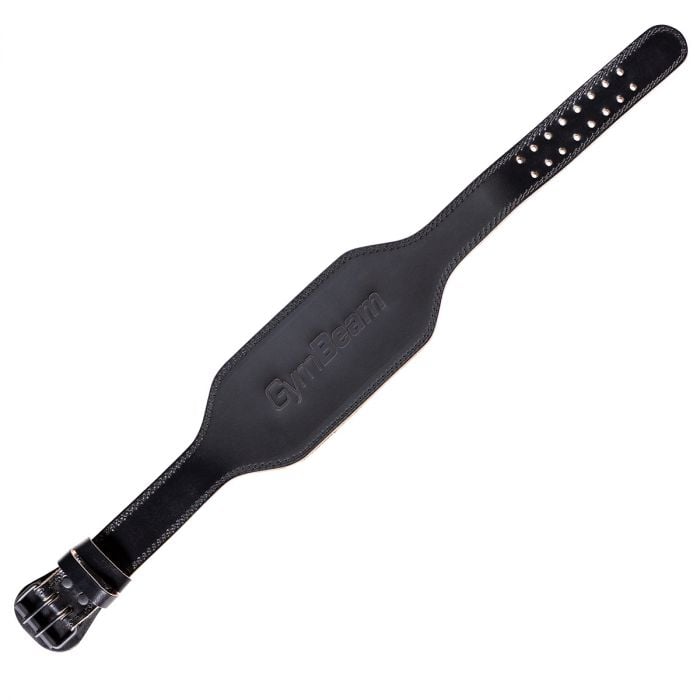 Fitness opasek celokožený black - GymBeam L