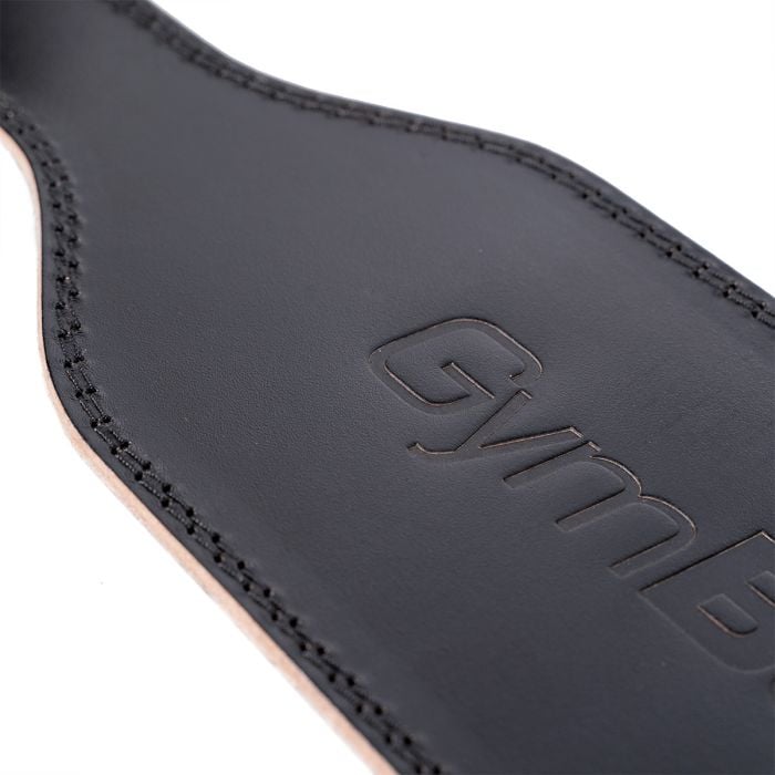 Fitness opasek celokožený black - GymBeam L