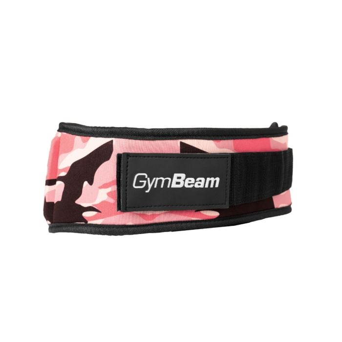 Dámský fitness opasek Pink Camo - GymBeam XS
